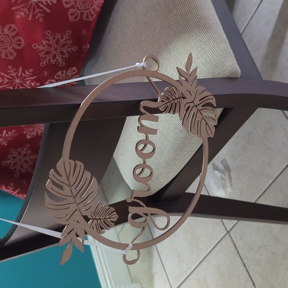 Bride & Groom Wedding Chair signs, Rose Gold - Picture 4 of 4